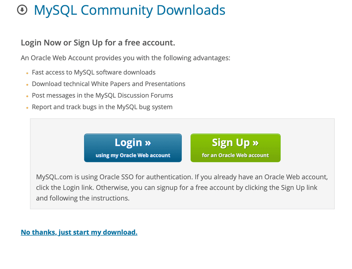 Download Without Sign In or Sign Up as per your need, on clicking `No thanks, just start my download.`